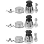 3 ensembles accessoires autocuiseur aluminium kit soupapes de s�curit� d�tachables limiteur de pression ...