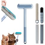 3 in 1 pet hair remover, multifunctional hair removal brush, brush cleaner removable for carpet, cat, ...