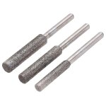 3 meules d'affutage et aiguisage chaine trononneuse diamant burr aiguiseur outils d'afftage - meules ...
