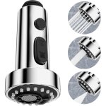 3 modes t�te robinet de cuisine remplacement, douchette pour r�tractable mitigeur cuisine universel g1 ...