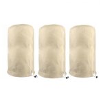 (3 pack - 80x100 cm, beige)landrip housse de protection pour plante et arbuste, housse d'hivernage pour ...