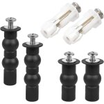3 paires abattant wc fixations charnires, toilette ensemble de fixation vis fixations de sige de toilette ...