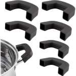 3 paires poign�es silicone pour casseroles, po�les, bols four, protection cuisson, woks