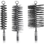 3 pcs brosses de ramonage chemin�e brosse de chaudi�re de chauffage m�tallique goupillon � tuyau de po�le ...