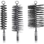3 pcs brosses de ramonage chemin�e brosse de chaudi�re de chauffage m�tallique goupillon � tuyau de po�le ...