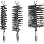 3 pcs brosses de ramonage chemin�e brosse de chaudi�re de chauffage m�tallique goupillon � tuyau de po�le ...