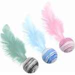 3 pcs jouets pour chat, balle texture ciel �toil� eva mat�riel balle en mousse, jouet � macher interactif ...