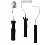 3 pcs rouleau d�bulleur, bulle paddle outil, fibre de verre d'alliage d'aluminium, kit pour moule, r�sine, ...