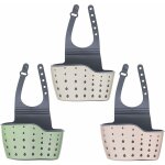 3 pcs supports d'ponge pour vier de cuisine  suspendre, ponge  savon gouttoir panier suspendu, ...