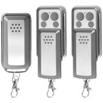 3 pcs t�l�commande 114253, 4 boutons t�l�commande portail porte de garage compatible avec avidsen 114253 ...