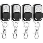 3 pcs telecommande universelle portail, 433, 92 mhz tlcommande garage sans fil  4 boutons avec couvercle ...
