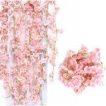 3 pices 180cm guirlandes de fleurs de cerisier artificielles, guirlande fleur artificielles extrieures ...