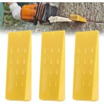 3 pices d'abattage pour trononneuse, coins d'abattage de durables et pratiques 15cm coins de coupe ...