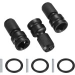 3 pi�ces adaptateurs de douille 1 / 2  carr� � 1 / 4  hexagonal, convertisseur de mandrin � lib�ration ...