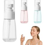 3 pice bouteille de pulvrisation voyage vide plastique rutilisables, pour skincare lotion, spray de ...