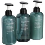 3 pi�ces bouteilles de shampooing remplissage 500 ml, 500 ml flacon pompe en plastique, shampooing vides ...