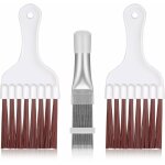 3 pièces brosse de nettoyage pour condenseur de climatiseur, nettoyeur d'ailettes de climatiseur en acier ... 3 pièces brosse de nettoyage pour condenseur de climatiseur, nettoyeur d'ailettes de climatiseur en acier ...