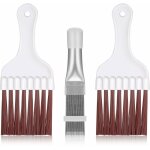 3 pièces brosse de nettoyage pour condenseur de climatiseur, nettoyeur d'ailettes de climatiseur en acier ... 3 pièces brosse de nettoyage pour condenseur de climatiseur, nettoyeur d'ailettes de climatiseur en acier ...