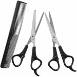 3 pices ciseaux de toilettage pour chiens, kit de ciseaux de toilettage animaux de compagnie en acier ...