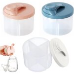 3 pi�ces doseur de lait bebe, boite doseuse lait poudre, boite lait en poudre bebe, qui peut �tre emport� ...