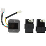 3 pi�ces / ensemble cdi double allumage + r�gulateur redresseur pour xl 600 v transalp 19891996