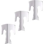 3 pi�ces entretoises universelles pour plaques � feu en acier inoxydable, ensemble d'entretoises de plaque ...