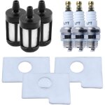 3 pi�ces filtre � air pour stihl ms 170, ms 180, 017, 018 thermique tron�onneuse, avec filtre � carburant, ...