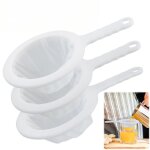 3 pi�ce filtres en nylon, tamis filtre alimentaire, tamis � jus, filtres � mailles fines, filtre � vin, ...