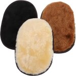 3 pi�ces gants de nettoyage cuir �pais avec poils pour polissage et lustrage chaussures meubles sacs ...