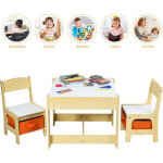 3 pi�ces. groupe de si�ges pour enfants, meubles pour enfants, ensemble de si�ges pour enfants, table ...