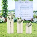 3 pièces jardinière en carton + panneau en pvc 40cm 60cm 80cm 3 pièces centre de table de mariage vase ... 3 pièces jardinière en carton + panneau en pvc 40cm 60cm 80cm 3 pièces centre de table de mariage vase ...