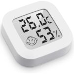 3 pi�ces - mini thermom�tre hygrom�tre int�rieur digital � haute pr�cision, moniteur de temp�rature et ...