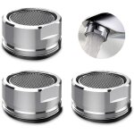 3 pi�ces mousseur robinet, aerateur robinet filtre robinet avec joint d'�tanch�it� pour cuisine, salle ...