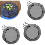 3 pices noir filet pour citerne de pluie, 60 cm protection citerne pluie, polyester filet recuperateur, ...