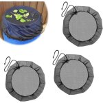 3 pices noir filet pour citerne de pluie, 60 cm protection citerne pluie, polyester filet recuperateur, ...