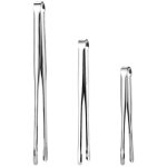3 pices pinces  barbecue en acier inoxydable pinces  gril pinces  aliments de cuisine pince  piler ...