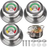 3 pi�ces poign�e couvercle casserole, pour amc boutons de couvercle poele, compatible avec les ustensiles ...