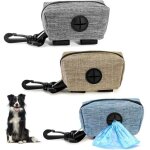 3 pi�ces porte - sacs pour de chien, distributeur de sacs pour excr�ments chiens. peut contenir 2 - 3 ...
