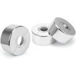 3 pi�ces rosace robinet, rosace mitigeur douche, 3 tailles en 1, cache tuyau radiateur convient pour ...