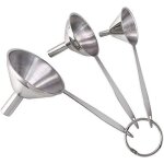 3 pi�ces s�ries 3 - 1 entonnoirs pour le remplissage de bouteilles en acier inoxydable ensemble d'entonnoir ...