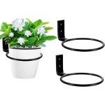 3 pi�ces tenture murale pot de fleur, bague pot de fleurs en m�tal, mur d'�tag�re de pot de fleur, convient ...