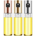 3 pi�ces vaporisateur d'huile, bouteille de pulv�risation d'huile, pulv�risateur d'huile d'olive, spray ...