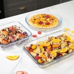 Laguiole cuisson - 3 plats au four en verre