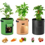 3 sacs de culture de pommes de terre, sacs de culture de jardin de 7 gallons sacs de plantes de fentre ...