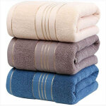 3 serviette de bain drap de bain en coton, grande taille douce luxe et tr�s absorbant, pour sauna douche ...