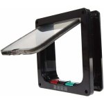 3 taille 4 positions chati�re chat chien serrure verrouillable rabat porte trappe pour animaux de compagnie ...