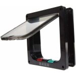 3 taille 4 positions chati�re chat chien serrure verrouillable , xu, rabat porte trappe pour animaux ...