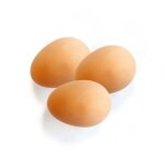 3 ?ufs factices en gomme pour poule chick'a 3 ?ufs factices en gomme pour poule chick'a
