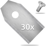 30 lames de rechange pour husqvarna automower robot tondeuse 0, 6 mm 30 lames de rechange pour husqvarna automower robot tondeuse 0, 6 mm