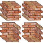 30 panneaux muraux 3d briques autocollants - dcoration mural pvc 30x30 cm - facile  poser, effet pierre ...